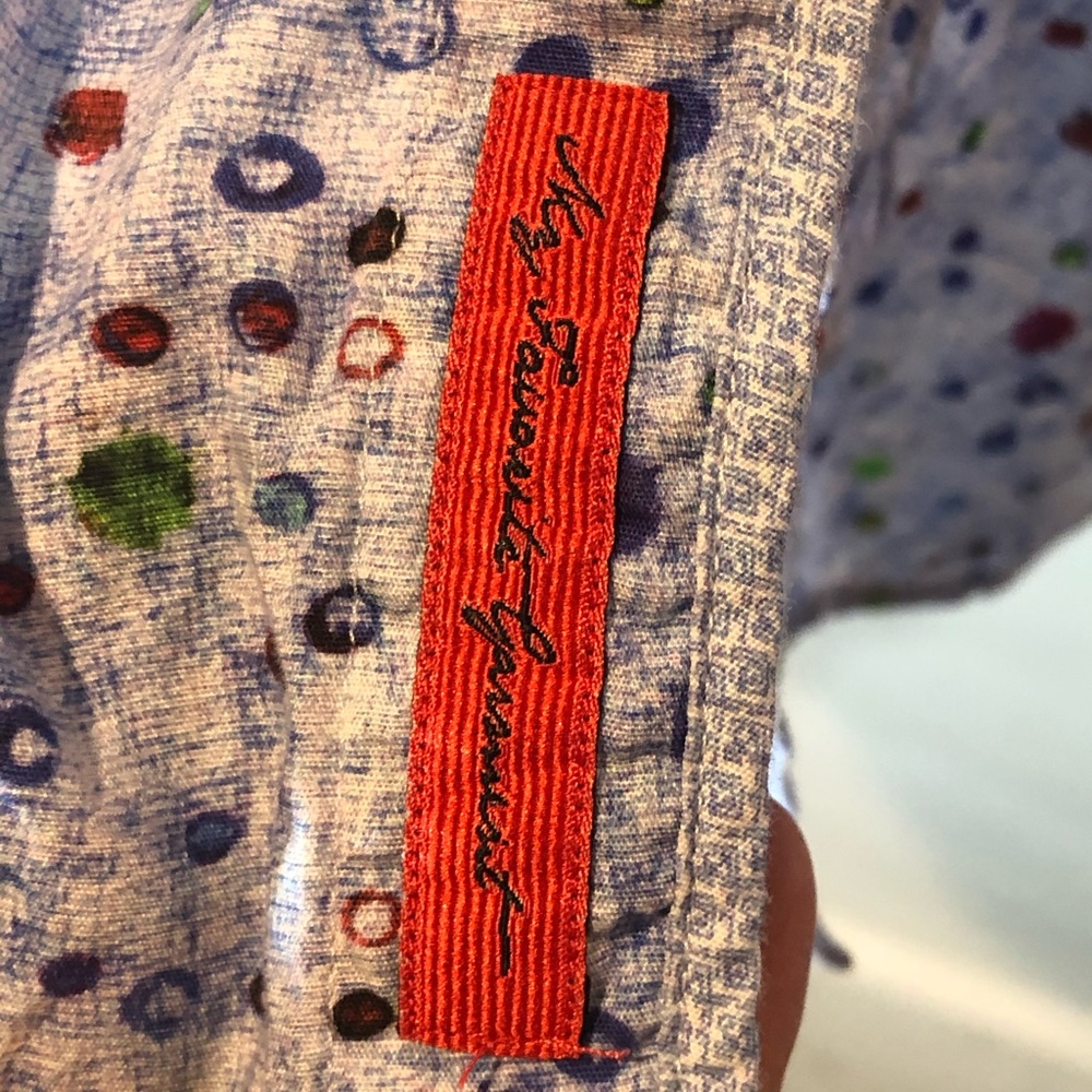 Visconti Black Button Down Size Small - image 6